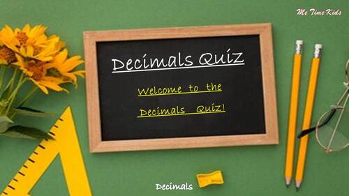Preview of Decimal Adventures: Fun Quiz for Kids (Ages 8-10)