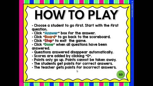 Types of Sentences Teacher vs Student Game #2 by Teacher Gameroom