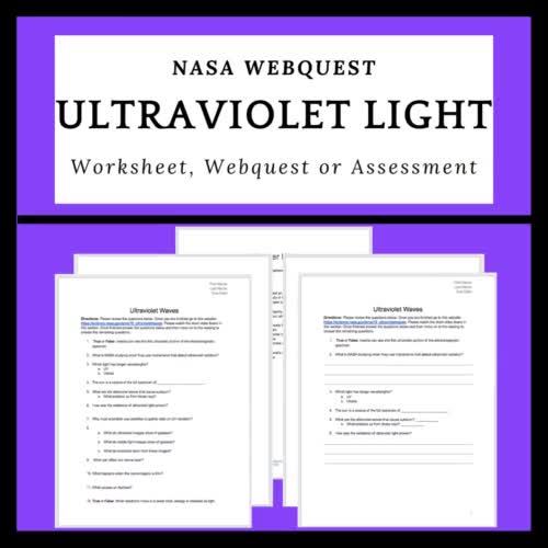 Ultraviolet Waves Nasa Webquest