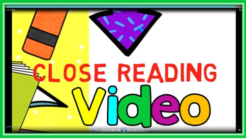 Preview of Close Reading Video