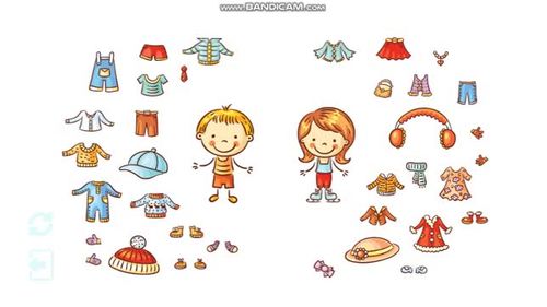 Winter And Summer Clothes Computer Game By Optimistic Kids And