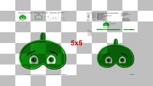Gekko Pj Masks Fill Machine 01 Embroidery Design - Instant Download by ...
