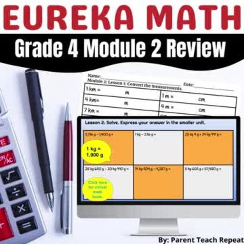 4th Grade Engage NY {Eureka} Math Module 2 Digital and Printable Bundle