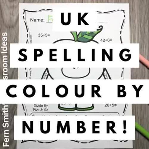 Fall Apples Colour By Number Division UK Version