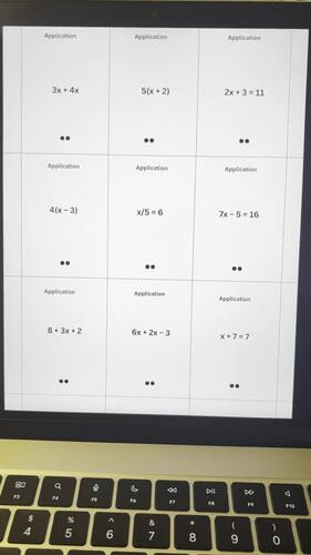 Expressions & Equations Vocabulary Activity | 7th Grade Math Literacy Game