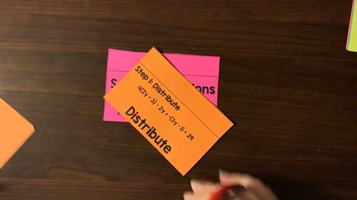 Solving Multi-Step Equations Digital and Printable Flipbook Notes