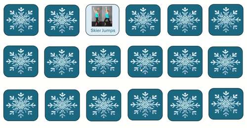 Winter Gross Motor Memory Game by Body Brain Playhouse | TPT