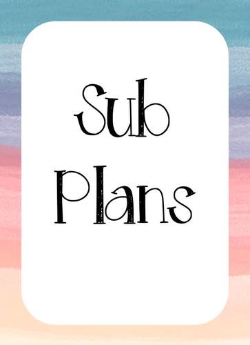 ELA Sub Plans NO PREP for 3rd to 6th Grade CCSS Aligned | Print and Go