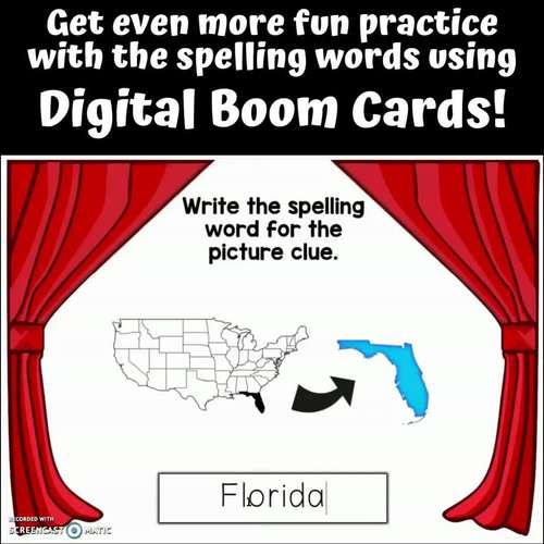 4th Grade Reading Street Spelling & Vocab Unit 2 Bundle (printable AND