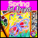 Spring Art Lesson, Ted Harrison Butterfly Art Project Acti