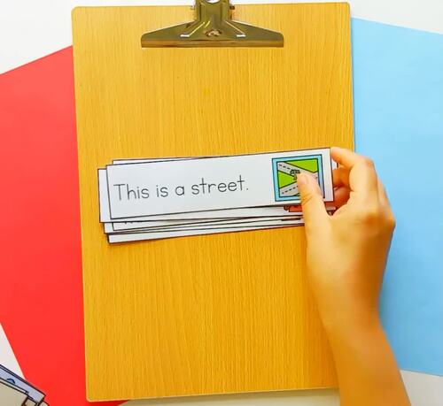Three Letter Blends Sentence Flashcards | Trigraphs Sentence Practice