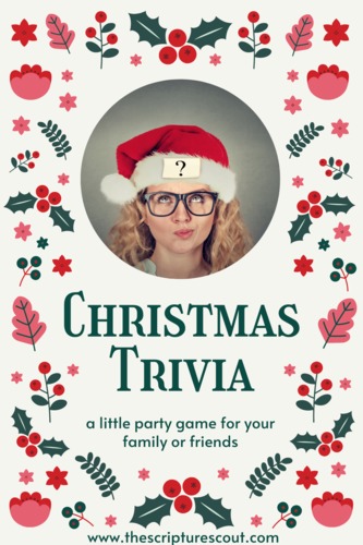 Preview of Christmas Activities: CHRISTMAS TRIVIA VIDEO GAME