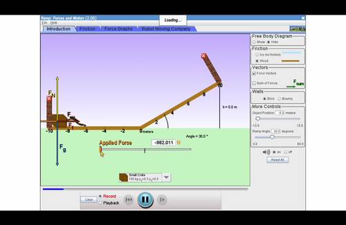 Worksheet: Ramp – Forces and Motion (PhET) | Version 2 | TPT