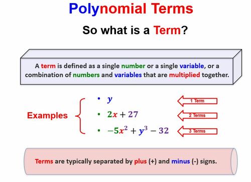 Preview of Math 1 Unit 5 Lesson 1 - Introduction to Polynomials Video and Worksheet