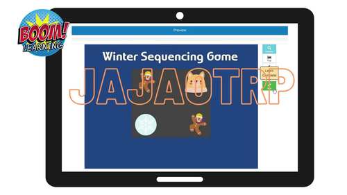 Winter Memory Game - Boom Cards Distance Learning by jajaotrp | TPT