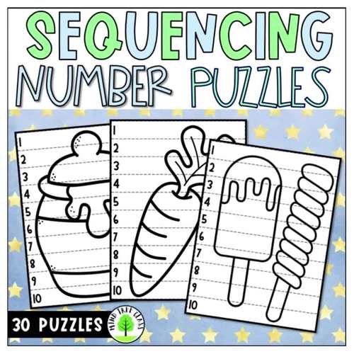 Number Sequence Puzzle 110 Puzzle Strip by Mind Tree Class TpT