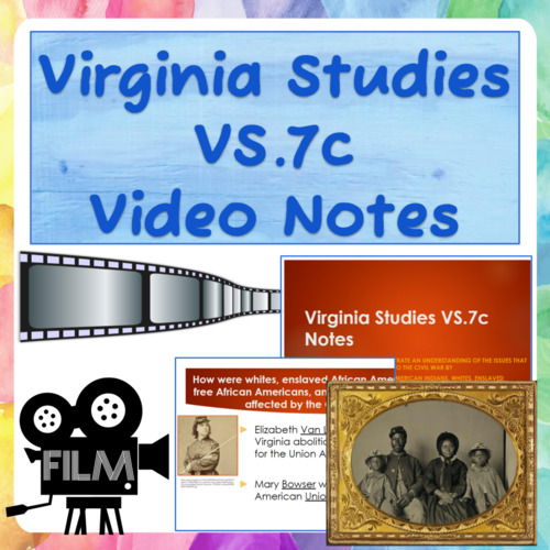 Preview of Virginia Studies VS.7c Notes Recording