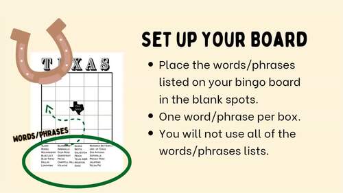 Go Texan Day Bingo | Build‑Your‑Own Bingo Cards | Classroom Themed Activity