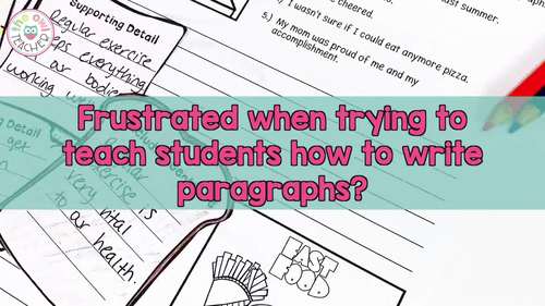 Paragraph Writing | How to Write a Paragraph | Printable & Digital | Google