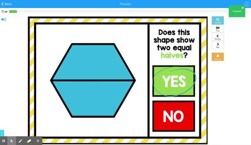 Halves - Boom Cards - Distance Learning