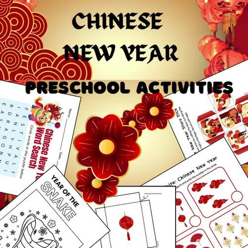 CHINESE NEW YEAR preschool activities by PavlyStyle TPT