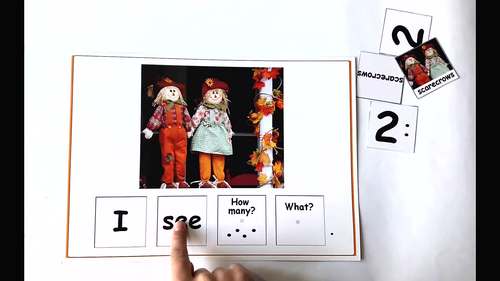 Fall Speech Therapy Activities Worksheets Vocabulary Flashcards Sped ...