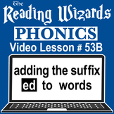 Phonics Video/Easel Lesson - Adding Suffix ED to Words - R