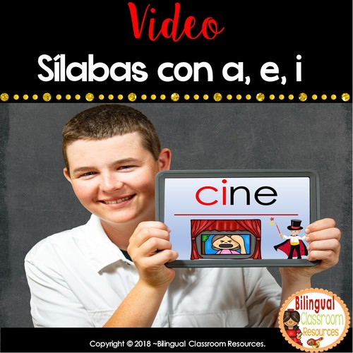 Preview of Sílabas con a, e, i (Video)