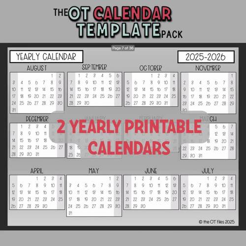 Occupational Therapy Documentation PLANNER BUNDLE Printable **25-26**