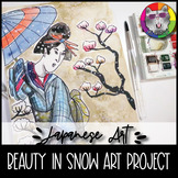 Japanese Art Project, Art Lesson Art History Activity for 
