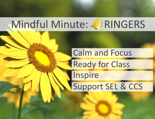 Preview of Mindfulness Bell Ringers: Discussion Questions, Journal Prompts, Back to School