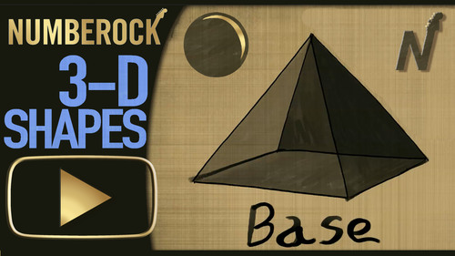 Preview of 3D Shapes Song: Identifying 3-D Solid Shapes