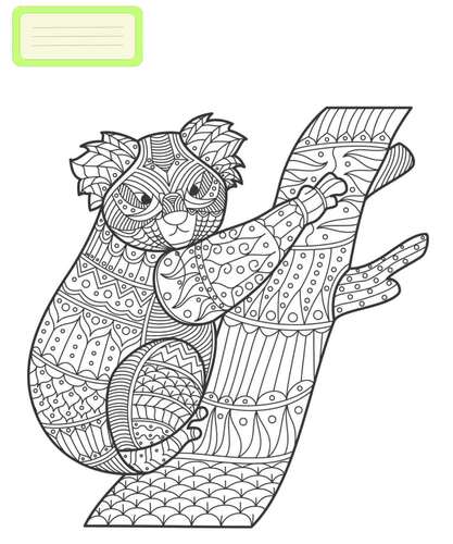 THE BIG COLORING BOOK FOR ADULTS: Coloring Book for Adults in Mandala  Style. Theme: Animals