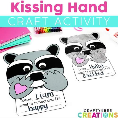 The Kissing Hand Craft First Week of School Activities Back to
