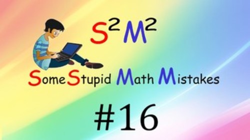 Preview of Mathematics Common math mistakes (trigonometric ratios) #16