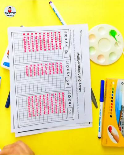 Multiplication Times 10 Table Worksheet by The Joy in Teaching | TpT