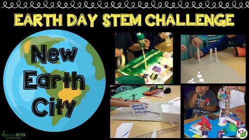 Preview of Earth Day STEM Challenge: New Earth City Video