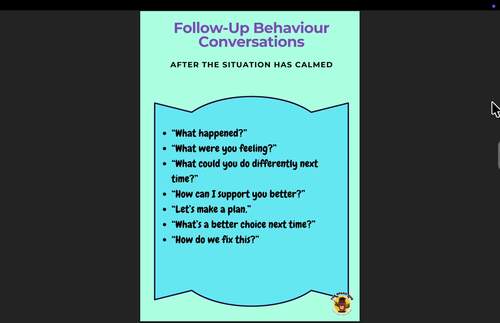 Behaviour Management Phrase For Difficult Students by The Spark Hub