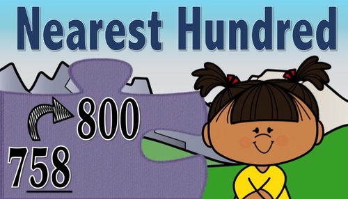 Preview of Rounding to the Nearest 100: Numbers up to 1000: Math Brain Break