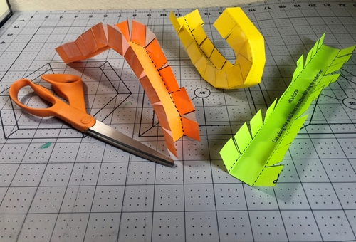 Preview of Paper Roller Coaster Track Pieces
