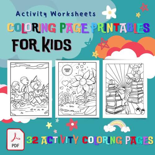 Printable Coloring Pages For Kids & Teens I Upper Elementary Kids! 32