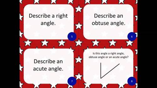 4th Grade Geometry Task Cards