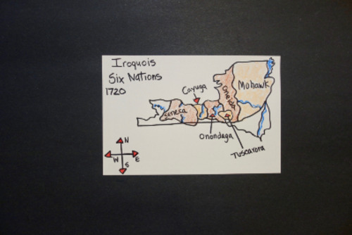 Preview of Let's Draw a Map of the 6 Nations!   (Iroquois)
