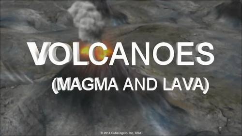 Preview of Volcanos, Magma & Lava -- High quality HD Animated Video - eLearning