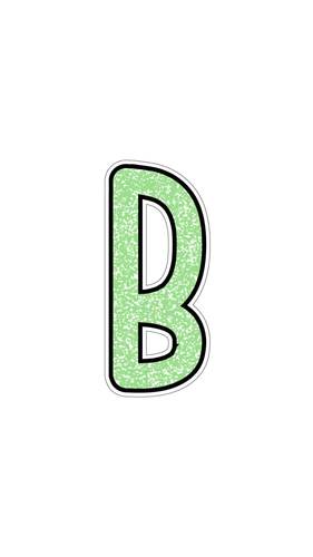Back to School Composition Alphabet Letters – Bulletin Board Classroom Kit