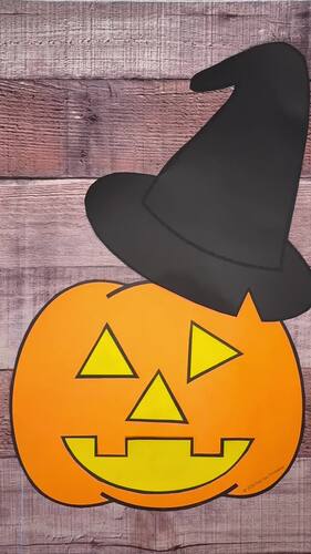 Easy Jack O Lantern Craft | Halloween Pumpkin Craft | Preschool Fine ...