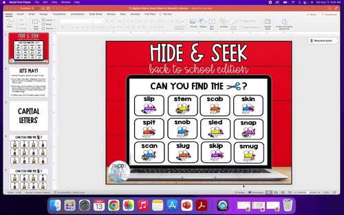 Back to School Digital Phonics Games - Beginning of the Year Literacy Games