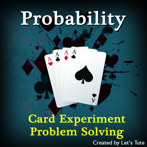 Preview of Mathematics - Probability  Card Experiment - Problem Solving - Algebra