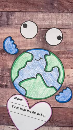 Earth Day Craft & Writing Activity | Kindergarten, 1st, 2nd Grade ...