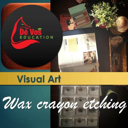Wax crayon Etching PowerPoint by GHLOBE Education TPT